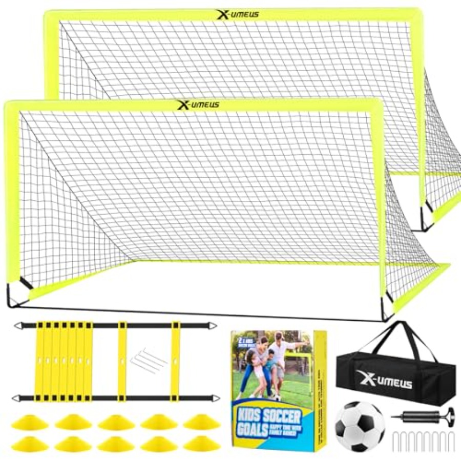 Xin Sports Equipment - Kids Soccer Goals for Backyard Set