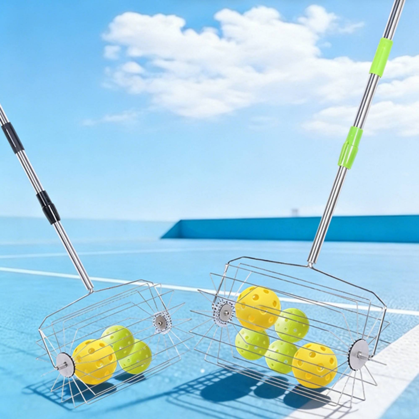 Sports Equipment With A - Adjustable Pickleball Picker Portable Pickleball Ball
