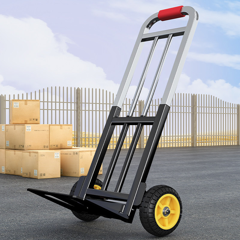 Sports Equipment Cart - Portable Foldable Hand Trolley Stair Climber