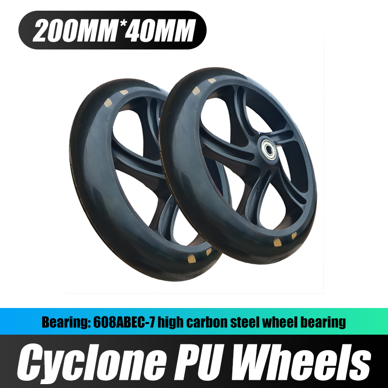 ‌2 x 8-inch (200mm) matte PU w - Sports Equipment Cart 评论和价格