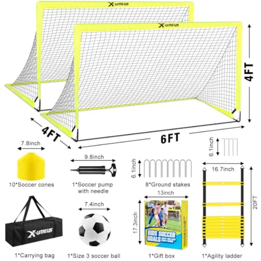 Kids Soccer Goals for Backyard - Xin Sports Equipment 评论和价格