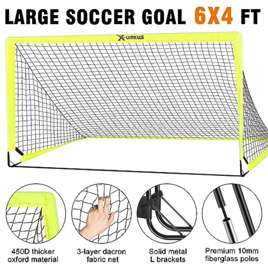 Kids Soccer Goals for Backyard - Xin Sports Equipment 评论和价格