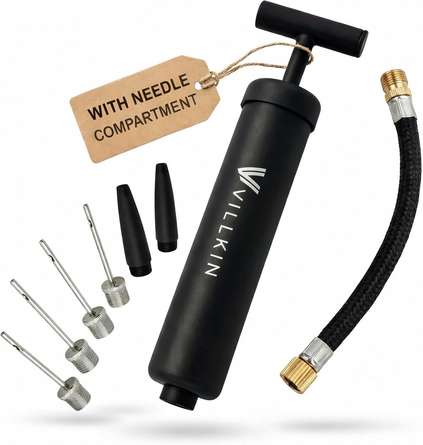 Ball Pump with Needle Storage  - Basketball Pump Needle 评论和价格