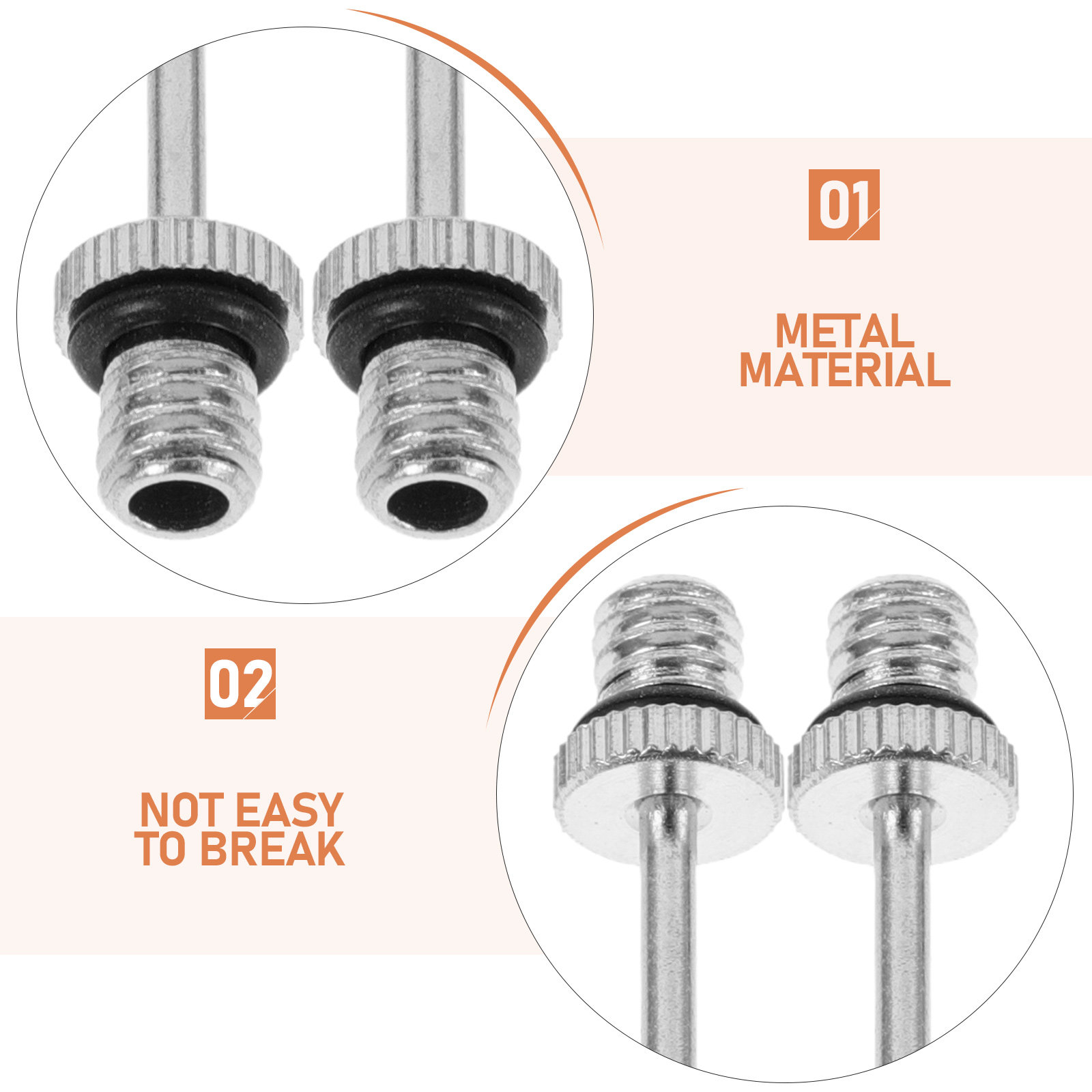 10Pcs Ball Pump Needles Metal  - Basketball Pump Needle 评论和价格