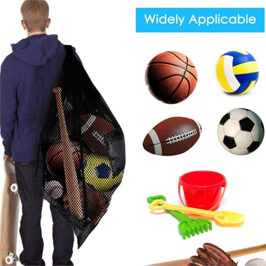 Large mesh sports bag with sho - Sports Equipment For Volleyball 评论和价格
