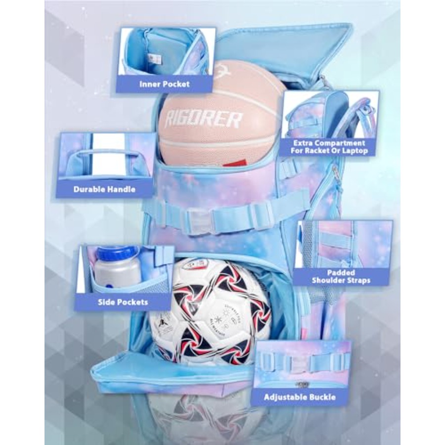 Basketba Backpack Woen Fit Soc - Sports Equipment With A 评论和价格