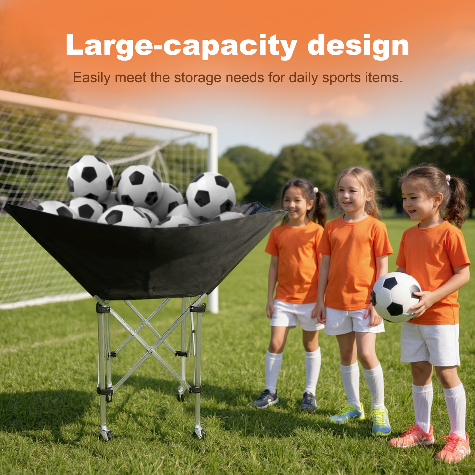 Collapsible Hammock Ball Cart  - Sports Equipment Cart 评论和价格