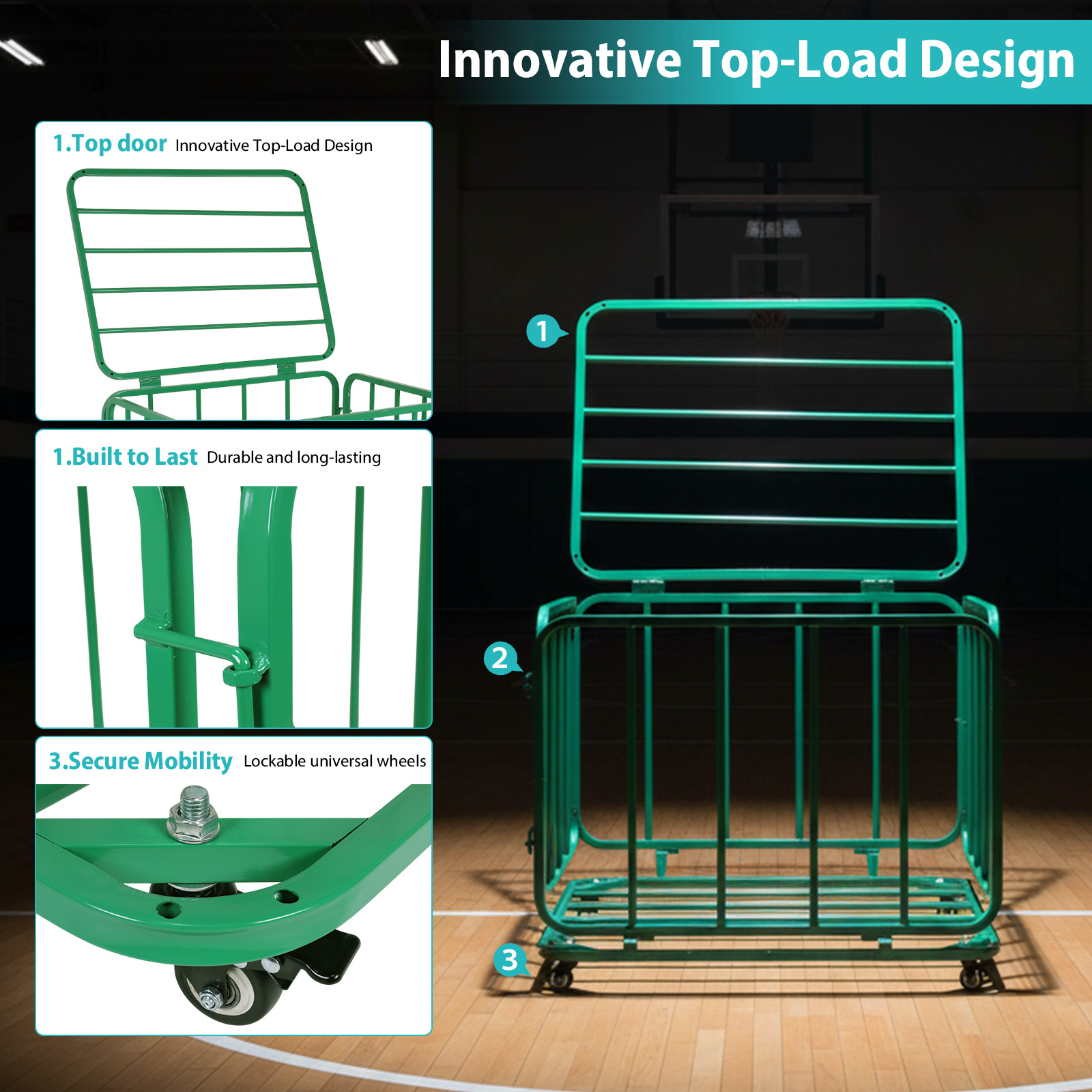 Sports Equipment Organizer Car - Sports Equipment Cart 评论和价格