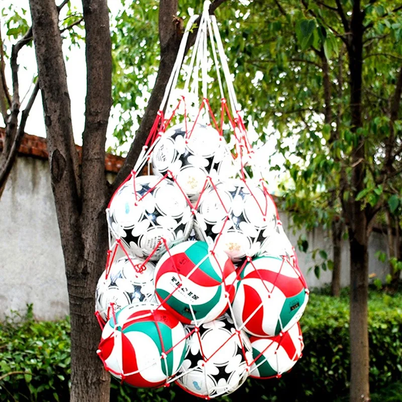 1Pc Football Net Bag Nylon Bol - Sports Equipment For Volleyball 评论和价格