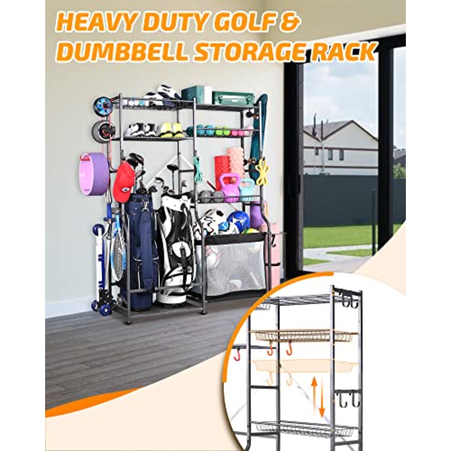 Extra Large Golf Storage Ball  - Sports Equipment Storage Rack 评论和价格