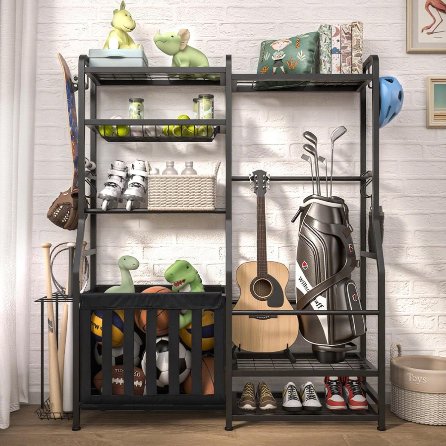 Garage Sports Equipment Organi - Sports Equipment Storage Rack 评论和价格