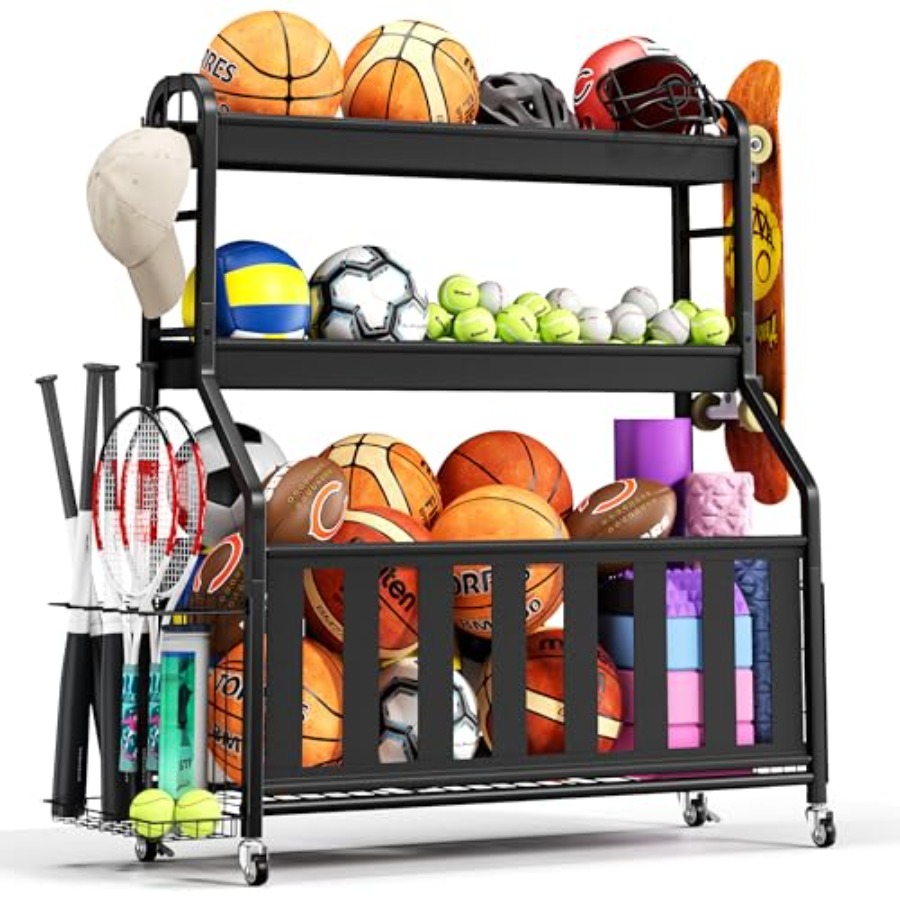 Sports Equipment Organizer Rol - Sports Equipment Cart 评论和价格