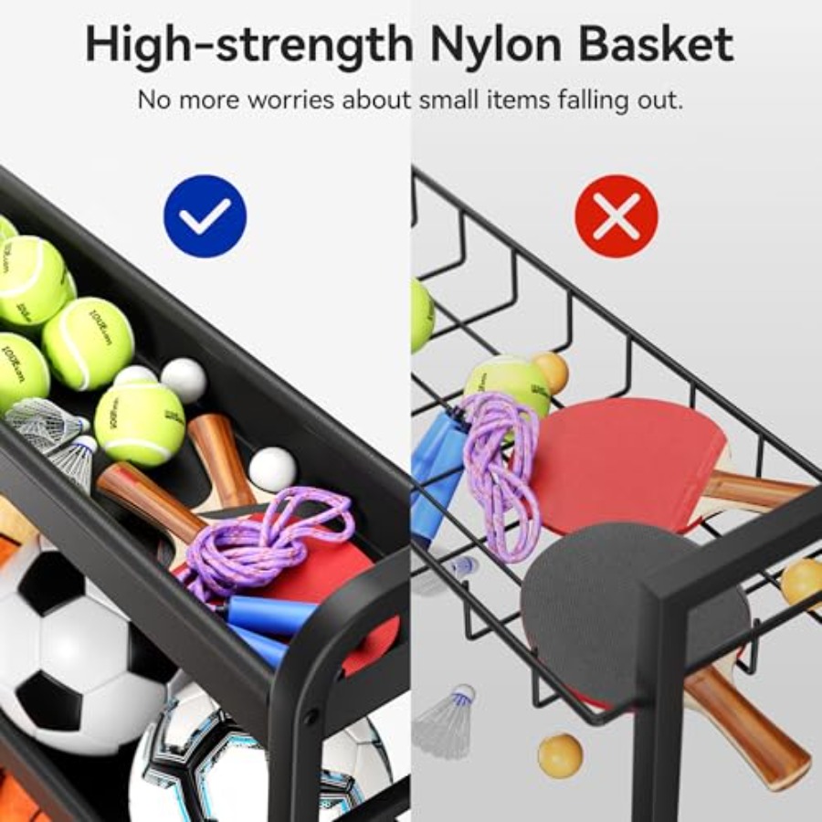 Sports Equipment Organizer Rol - Sports Equipment Cart 评论和价格