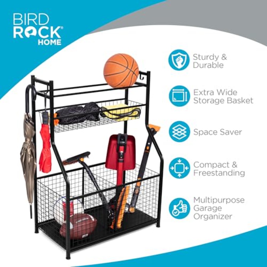 Sports Equipment Ball Organize - Sports Equipment Storage Rack 评论和价格