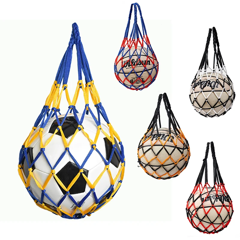 1PC Football Net Bag Nylon Bol - Sports Equipment For Volleyball 评论和价格