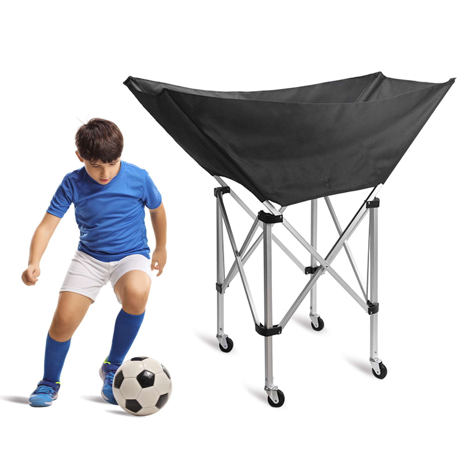 Collapsible Hammock Ball Cart  - Sports Equipment Cart 评论和价格