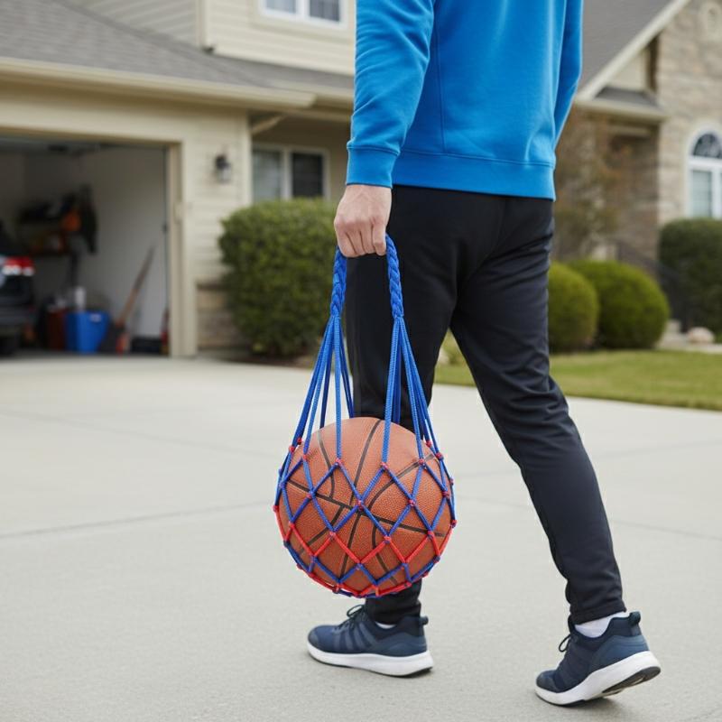 Football Net Bag Nylon Bold St - Sports Equipment For Volleyball 评论和价格