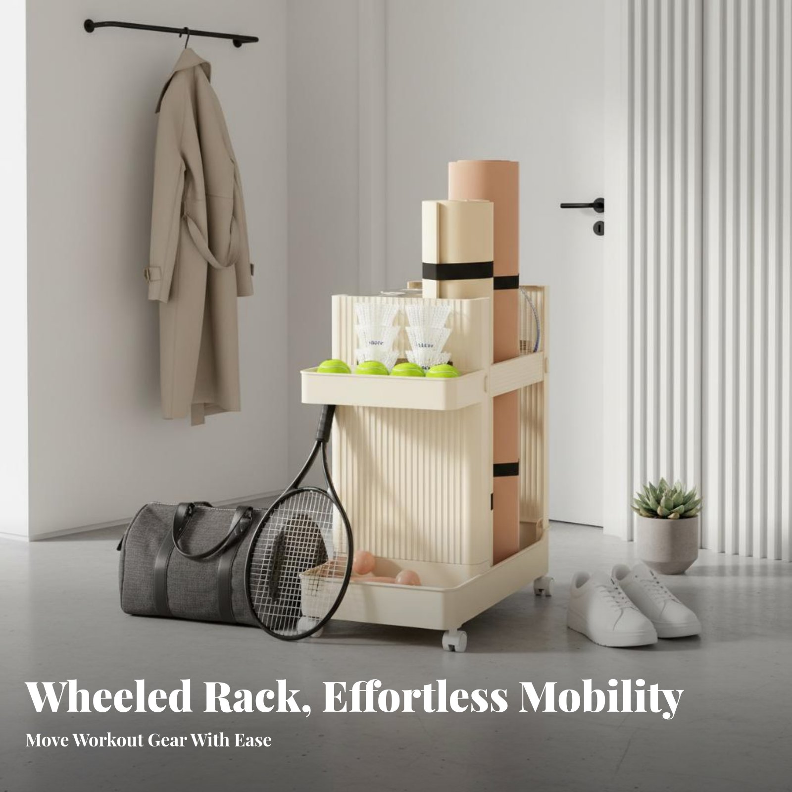 Sports Equipment Storage Cart  - Sports Equipment Cart 评论和价格