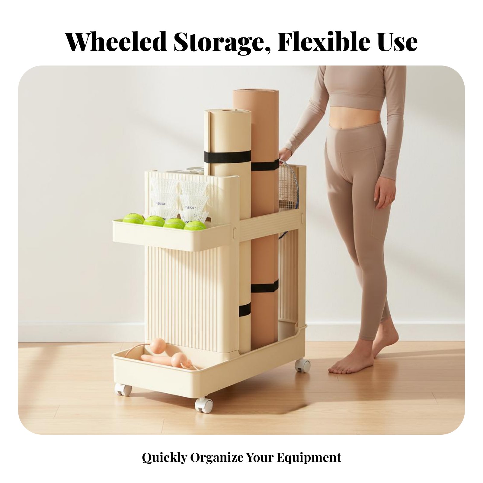 Sports Equipment Storage Cart  - Sports Equipment Cart 评论和价格