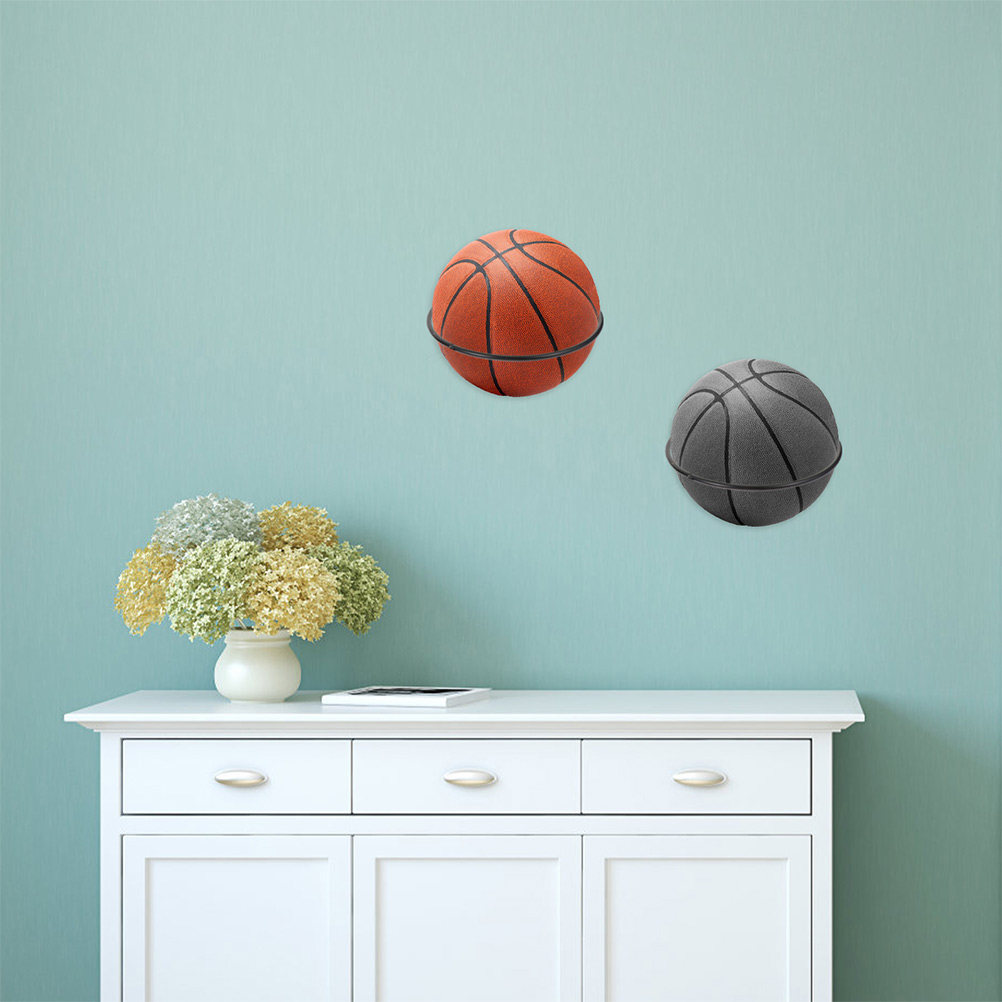 2Pcs Sturdy Iron Balls Rack Wa - Sports Equipment For Volleyball 评论和价格