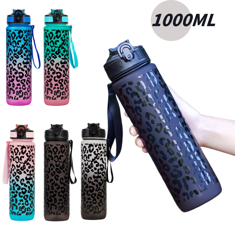 1 Liter Large Capacity Leopard - Sports Equipment Types 评论和价格