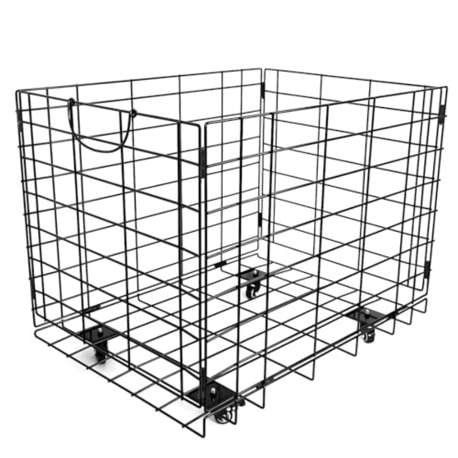 Heavy-Duty Folding Ball Cart w - Sports Equipment Cart 评论和价格