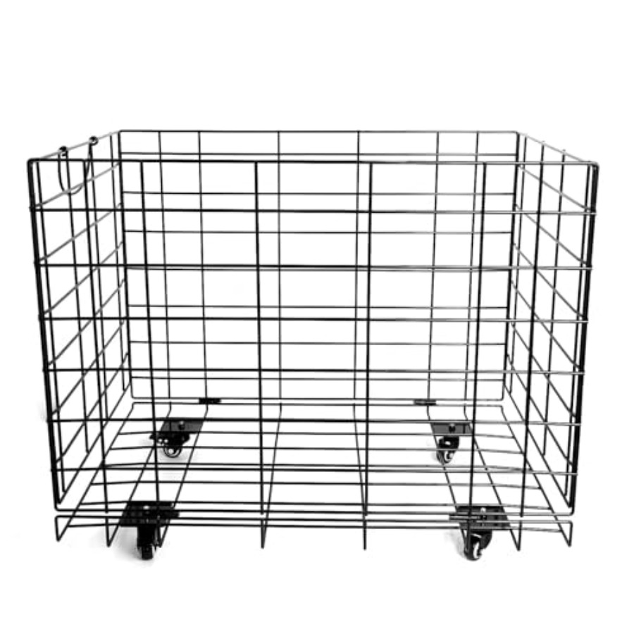Heavy-Duty Folding Ball Cart w - Sports Equipment Cart 评论和价格