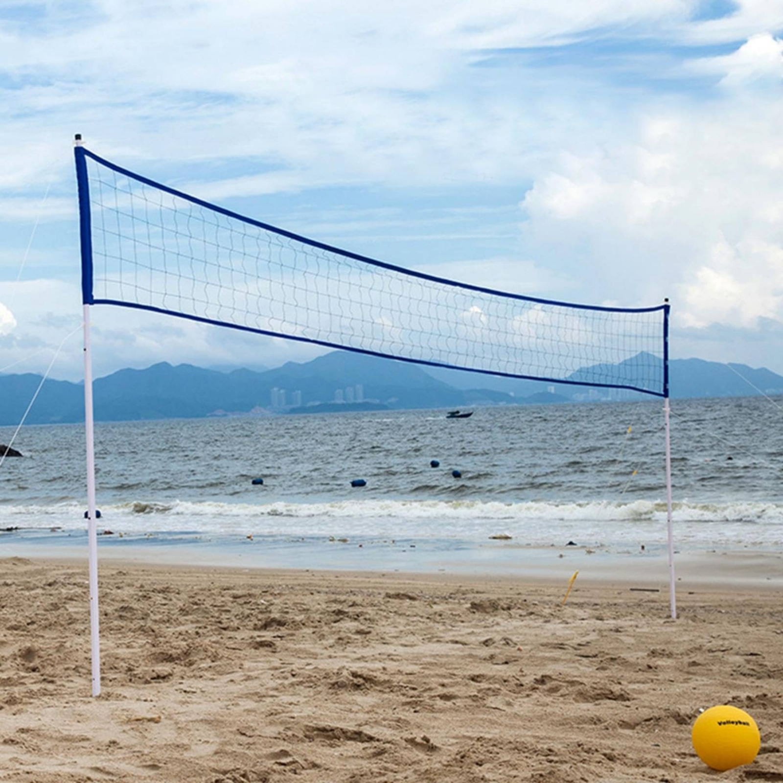 Beach Volleyball Net Set Quick - Sports Equipment For Volleyball 评论和价格