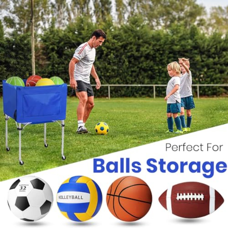 Volleyball Ball cart with Whee - Sports Equipment Cart 评论和价格